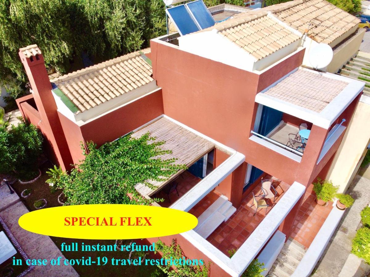 Barbati Beach Minivillas With Pool By Dadovillas Exterior foto