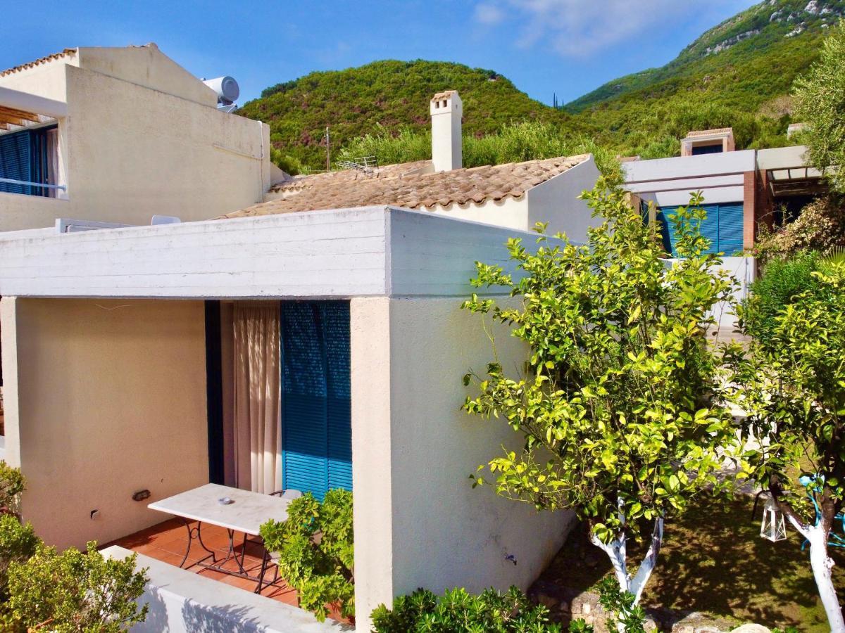 Barbati Beach Minivillas With Pool By Dadovillas Exterior foto